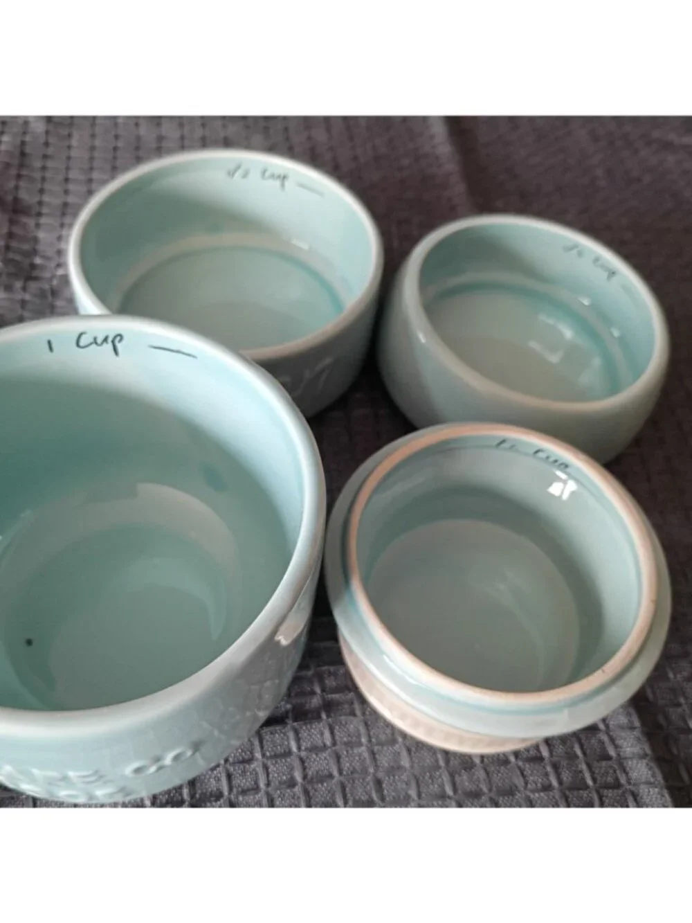 Set Mason Jar Glassware Measuring Cups 6.5 